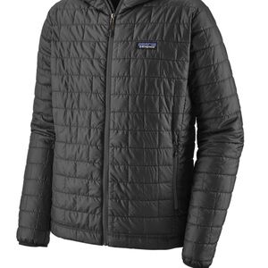 Men's Patagonia Nano Puff® Hoody in black, size medium